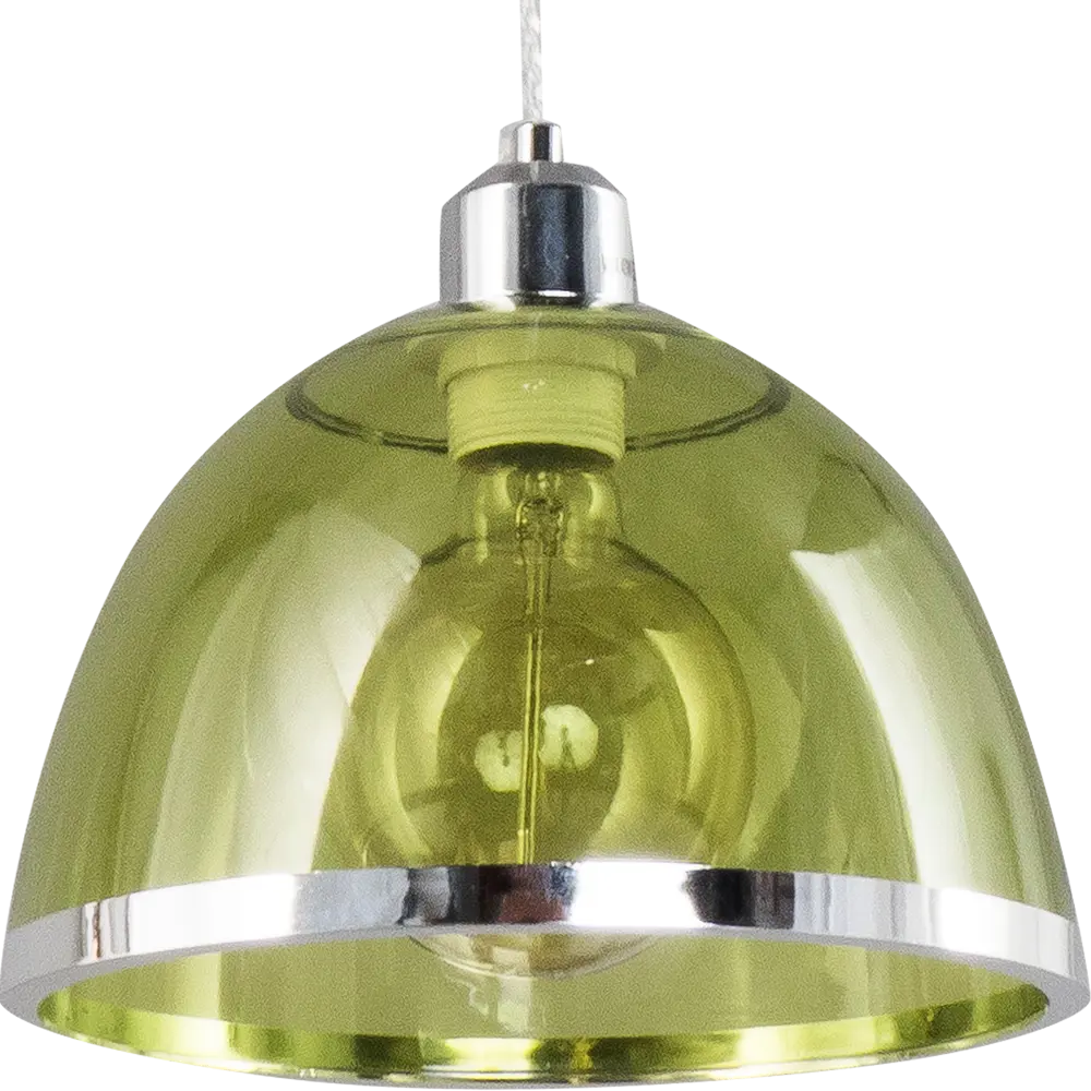 Светильник Globo 1xE27x40 Вт, 23 см, цвет зелёный 18737764 STLM-2084047  - Вид №1