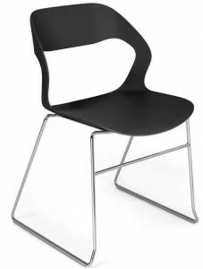 Crassevig Стул для конференций, штабелируемый салазками из полипропилена Mixis