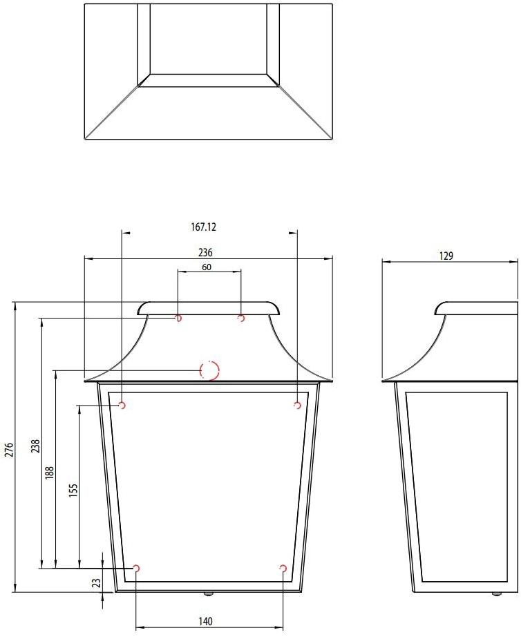 Astro Lighting Бра для наружного освещения из стали и стекла с диммером Richmond sun-id-1478344 - Вид №5
