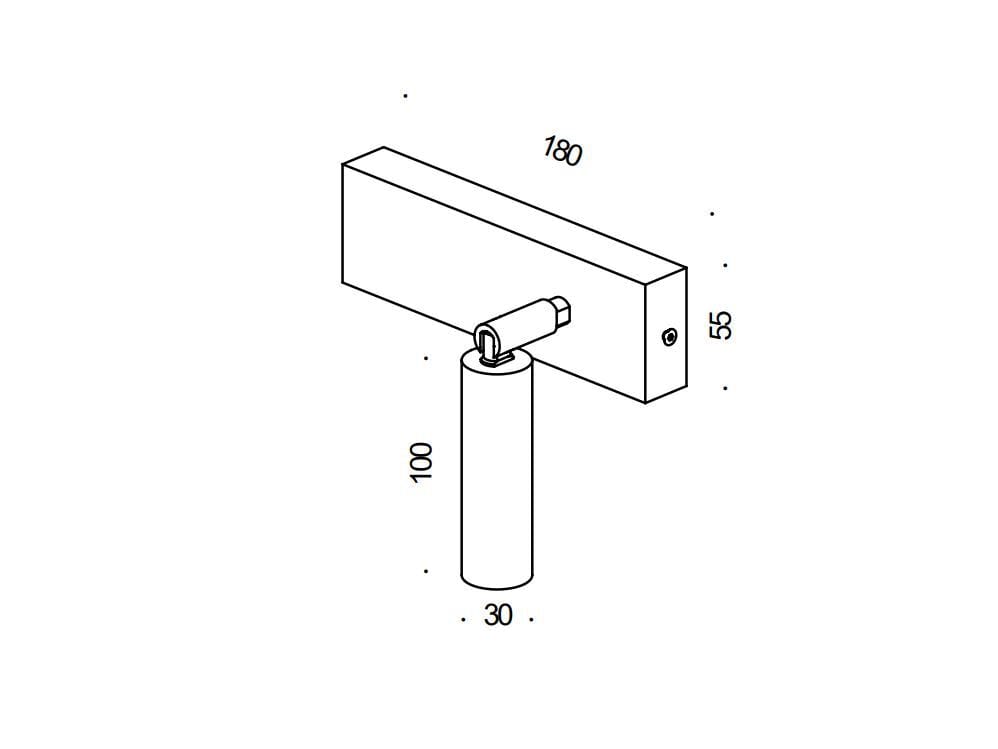 Настенный светильник / потолочный светильник Renzo Serafini PUNTO DI VISTA SU RETTANGOLO ARCH-00140207 - Вид №3