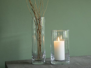 Подсвечник / стеклянная ваза