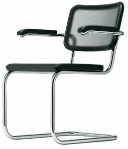 Thonet Кресло с консольной сеткой и подлокотниками S 32 / s 64