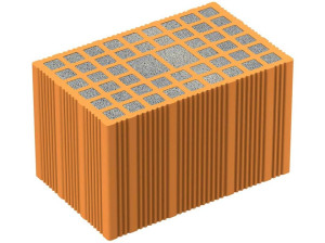 Теплоизоляционный кирпичный блок