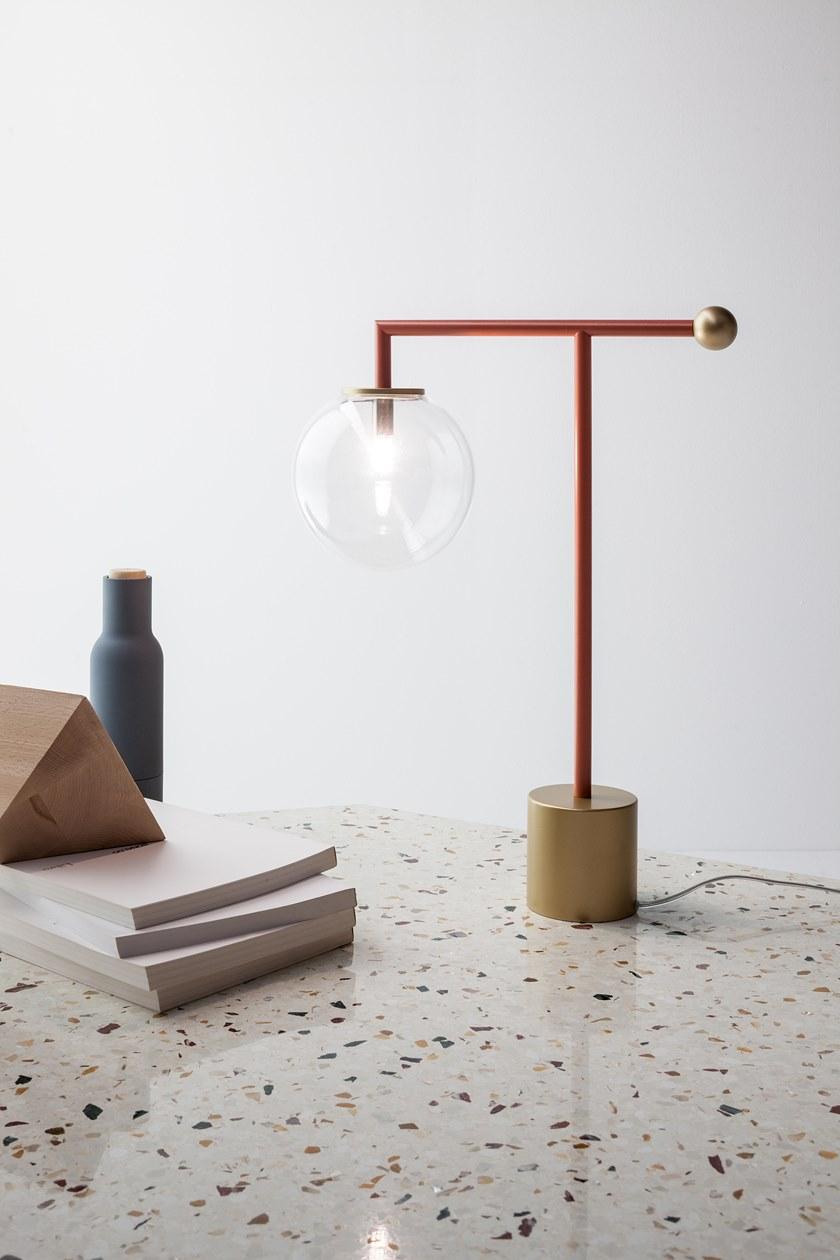 Bonaldo Настольная светодиодная лампа из окрашенного металла Bardot sun-id-1489304 - Вид №3