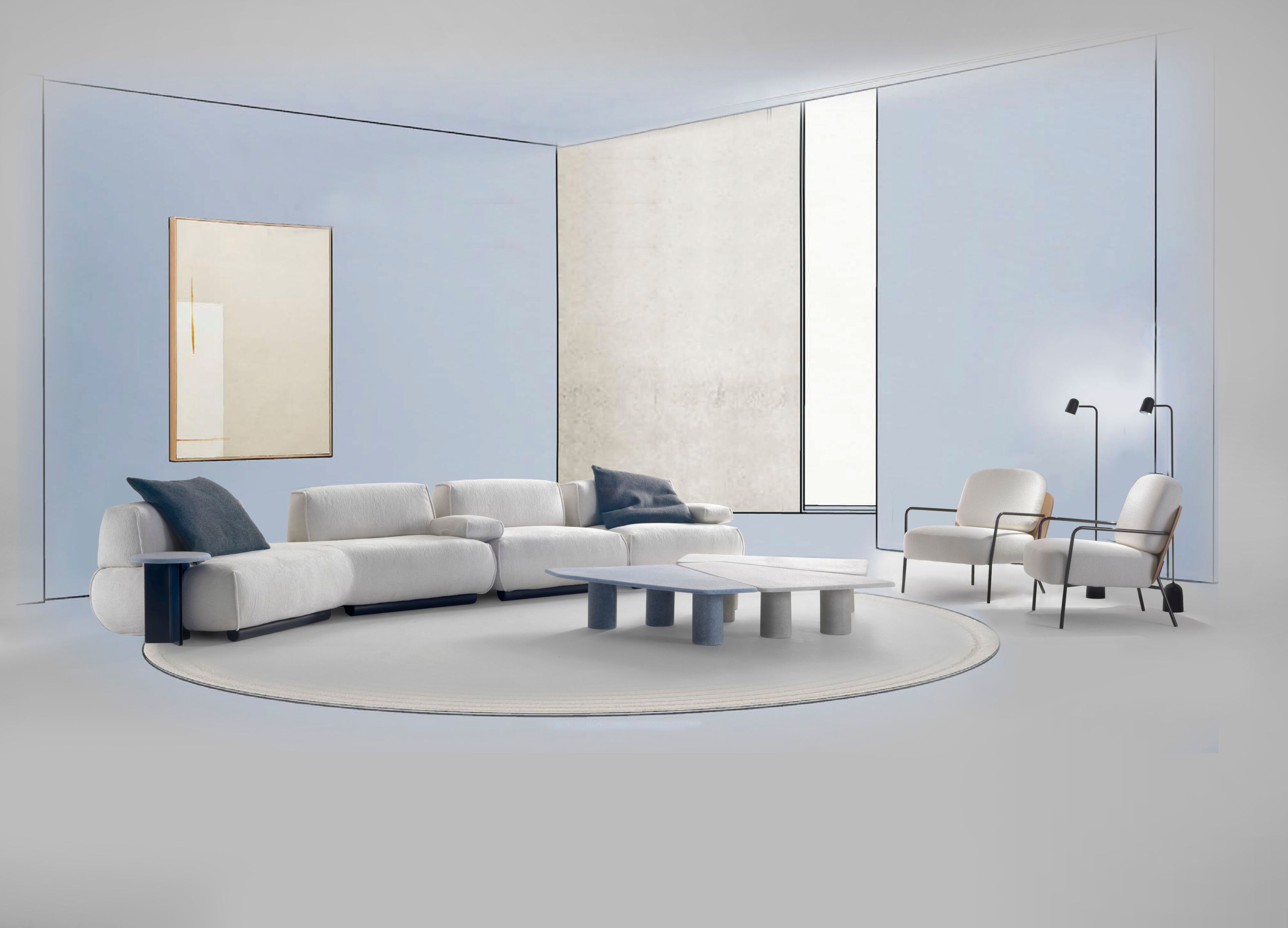 Модульный тканевый диван Marac Оуэн ARCH-00133445 - Вид №43