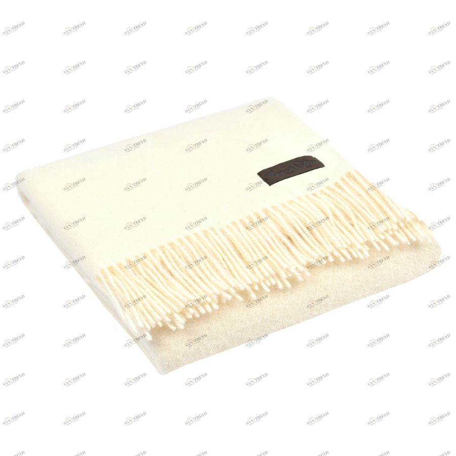 Плед шерстяной Dalia, 130х180 см, молочный MARZOTTO DALIA0025