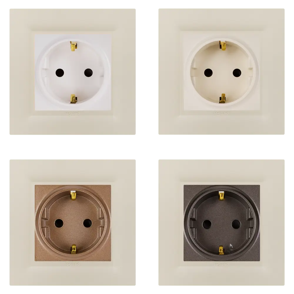 82064664 Рамка для розеток и выключателей Legrand Structura 1 пост, цвет слоновая кость STLM-0018651 - Вид №1