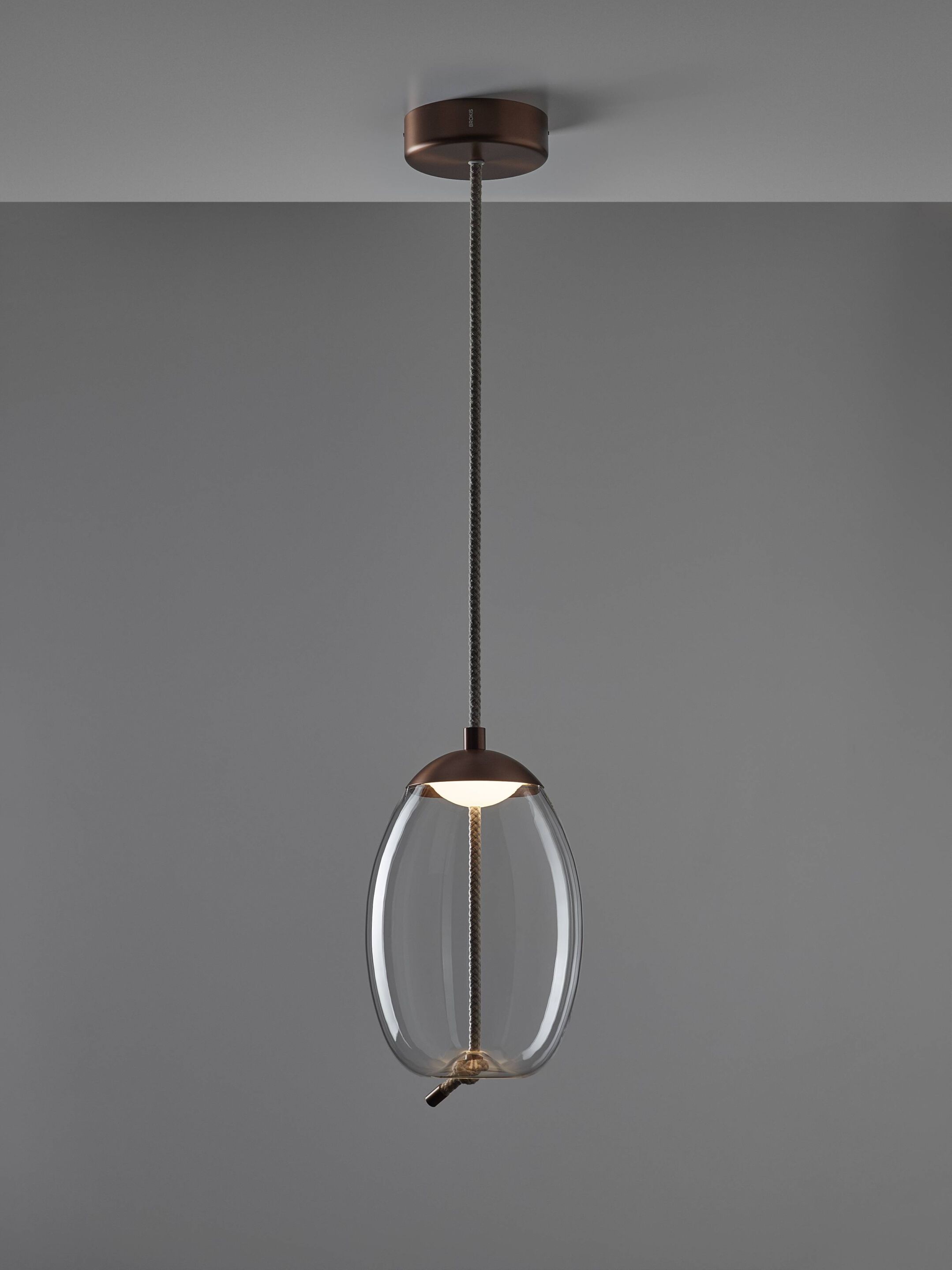 Выдувное стекло светодиодный подвесной светильник BROKIS Узел ARCH-00114866 - Вид №30