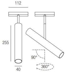 Flexalighting Регулируемый светодиодный металлический проектор sun-id-1396087 - Вид №2