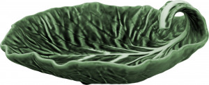 10600169 Bordallo Pinheiro Блюдо глубокое на ножках Bordallo Pinheiro Капуста 25см, керамика Керамика