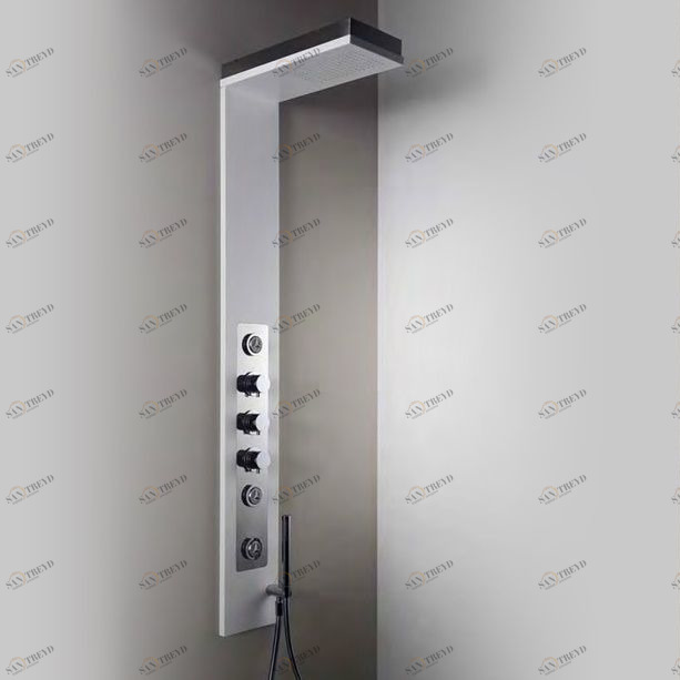 Toscoquattro Душевая колонна с термостатом Rubinetteria Corian/полиров.нерж.сталь 08CD1CA