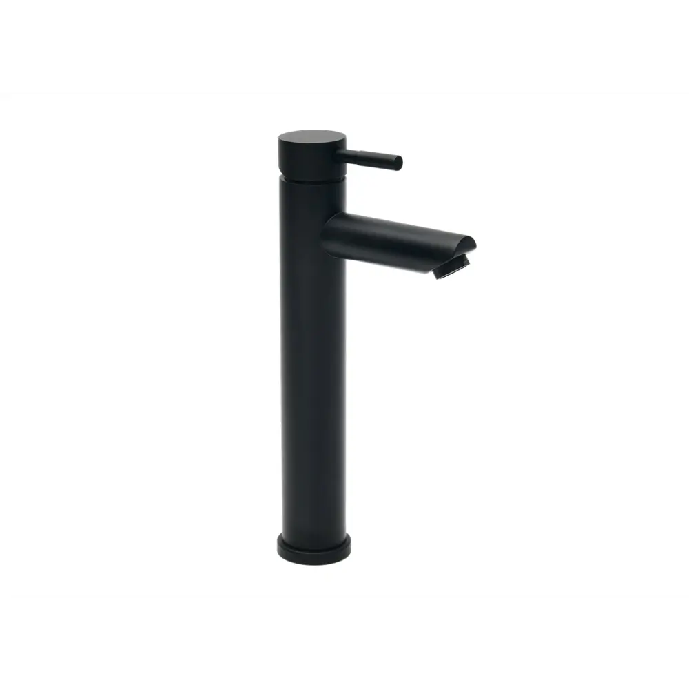 Смеситель для накладной раковины Сургут однорычажный цвет черный Santreyd STLM-2199396