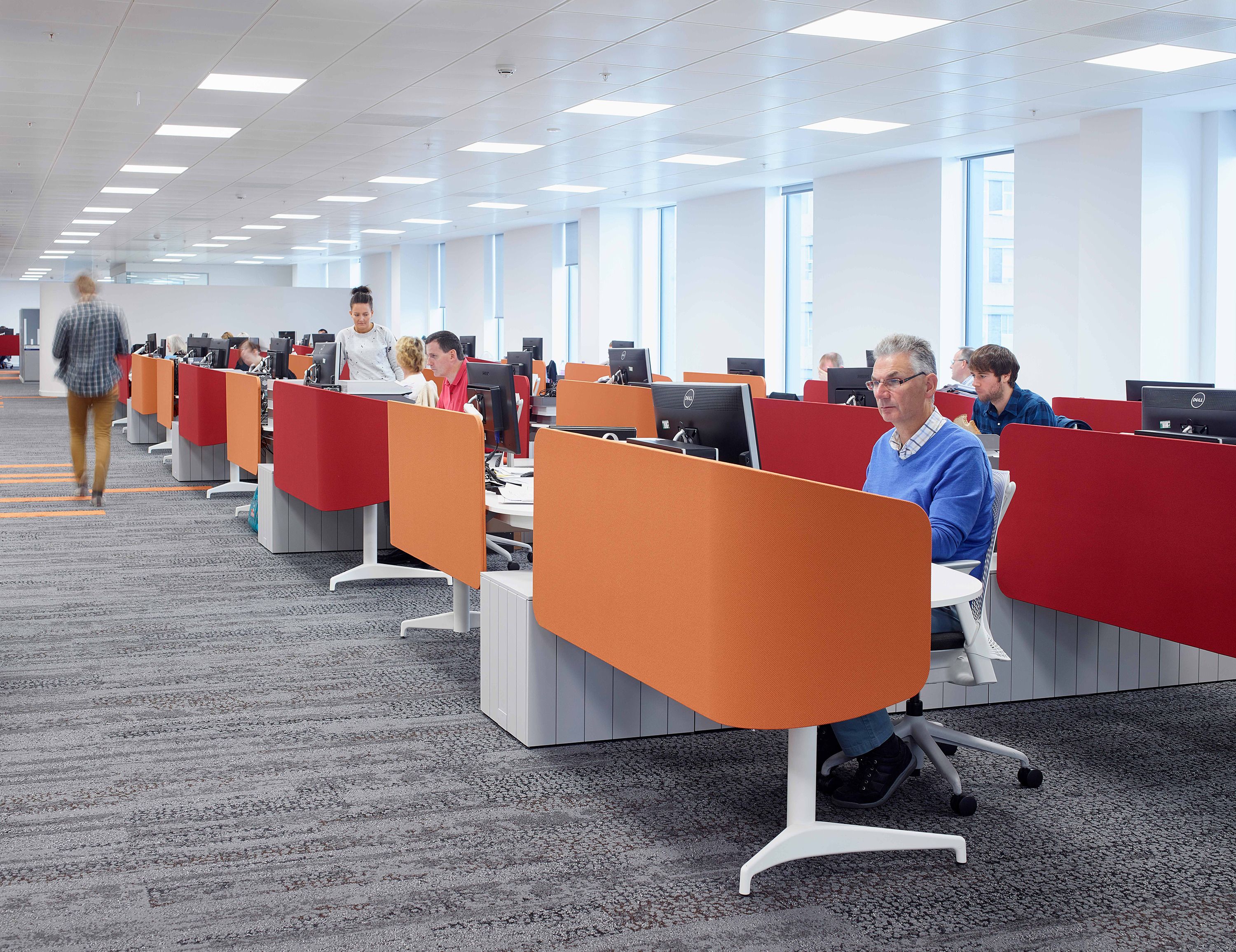 Секционный стол с регулируемой высотой и встроенной полкой Herman Miller местный ARCH-00031861 - Вид №3