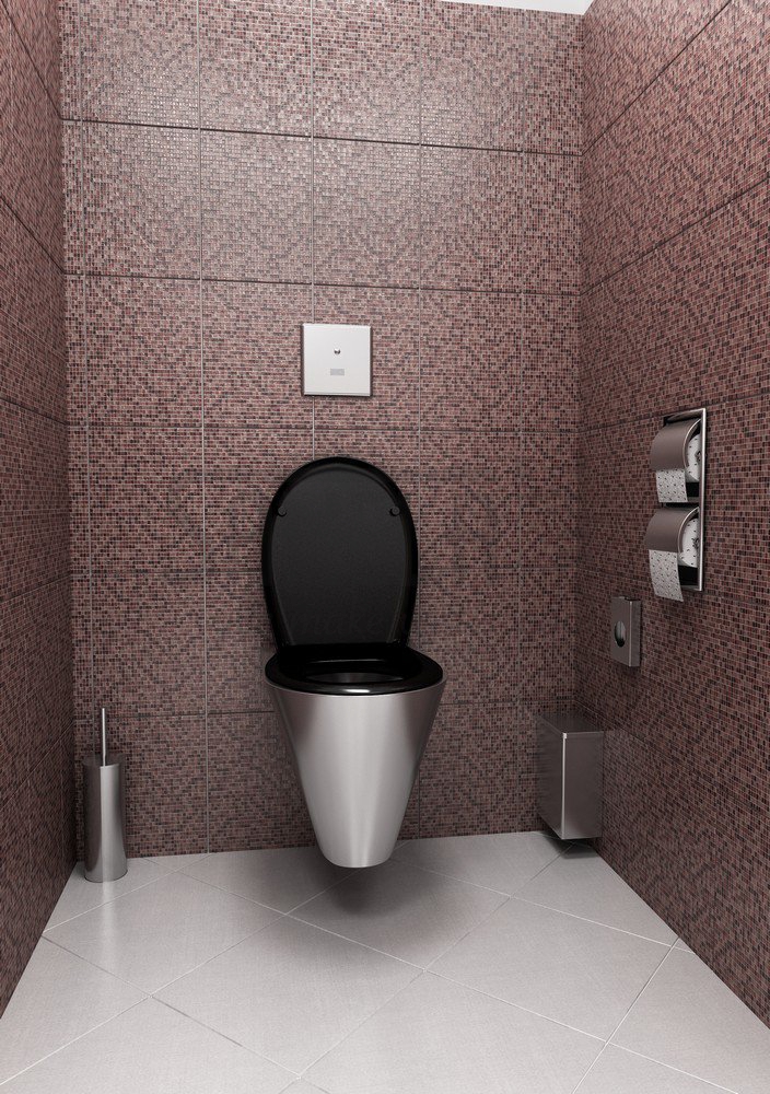 95261 Нержавеющий встраиваемый держатель для туалетной бумаги, матовая поверхность SANELA  - Вид №1