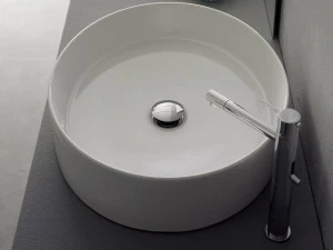 8030 Накладная раковина на столешницу  овальная Scarabeo Ceramiche Thin-Line