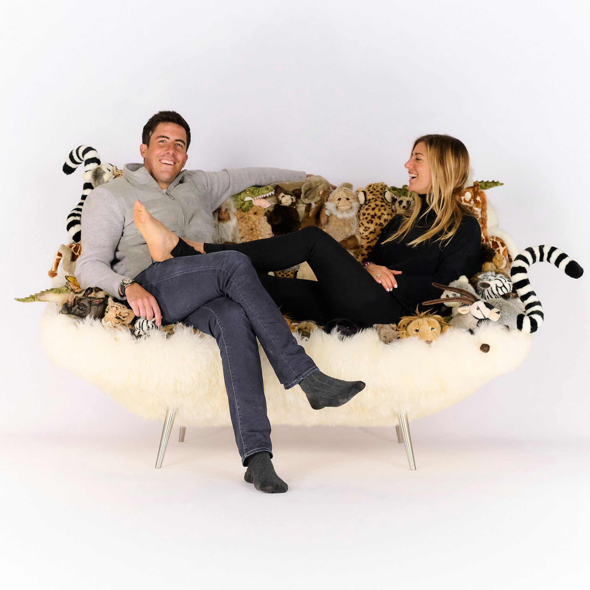 2-местный диван из полиэстера APCOLLECTION African Safari ARCH-00032781 - Вид №3