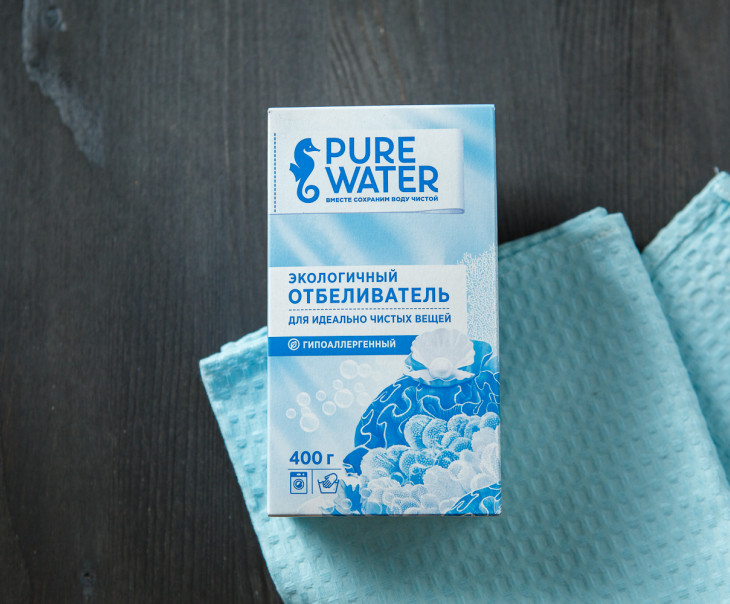 9056 Экологичный отбеливатель Pure Water 400 г Вкусляндия 