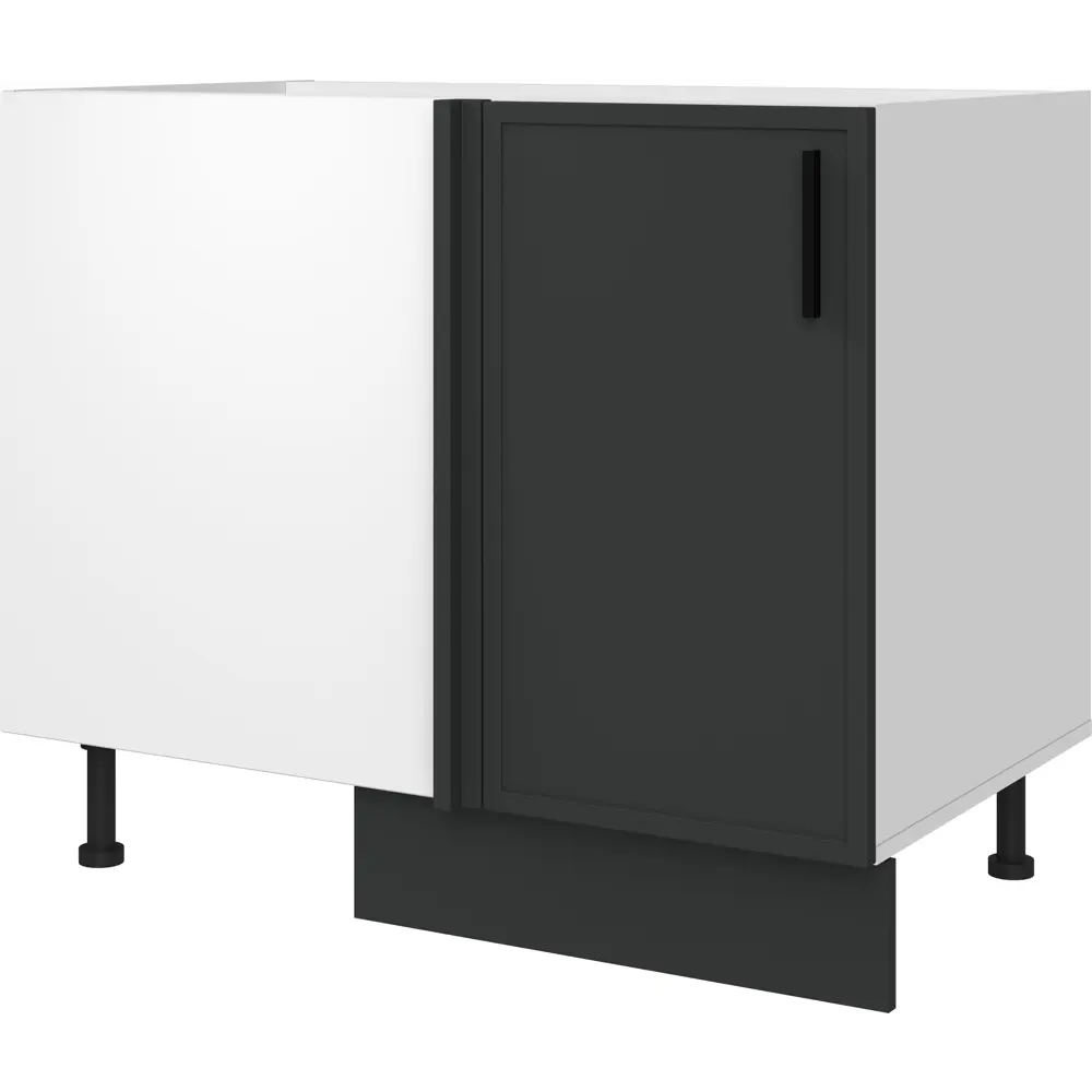 Напольный шкаф Hepo 100x82.5x58 см KONSENSA ЛДСП цвет серый 89436568 STLM-2038537 Неро - Вид №2