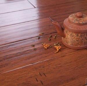 Массивная доска Parketoff Экзотика Прессованный Кашмир Бамбук Селект (Рельефная) 915х125 мм.