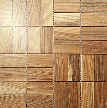 Мозаика и 3D панели из дерева Da Vinci Мозаика Comfort Emotion 053 Ясень Селект (Гладкая) 288х288 мм 1301100053 - Вид №1