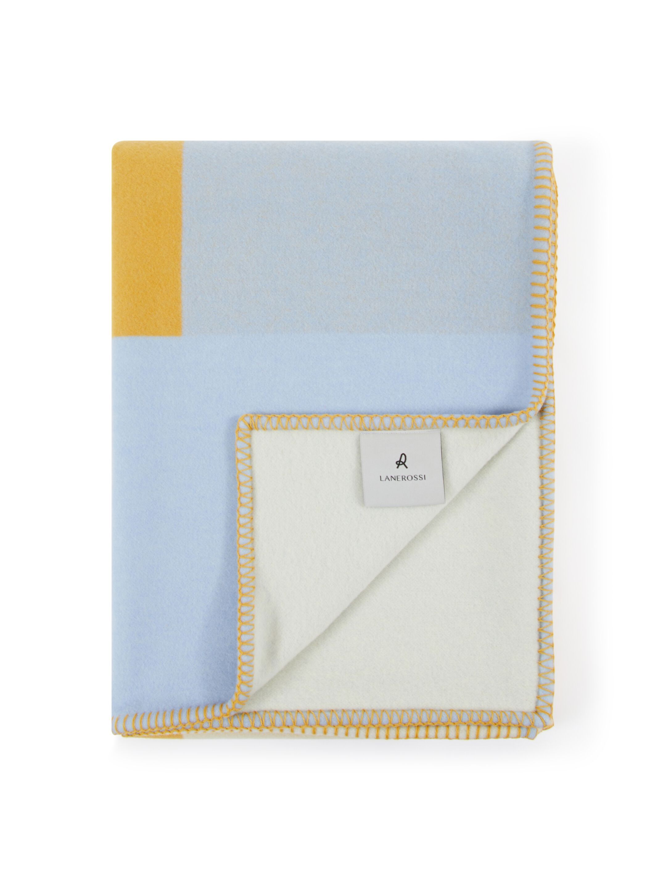 Шерстяной плед с графическим рисунком Lanerossi MALMO ARCH-00060212 - Вид №20