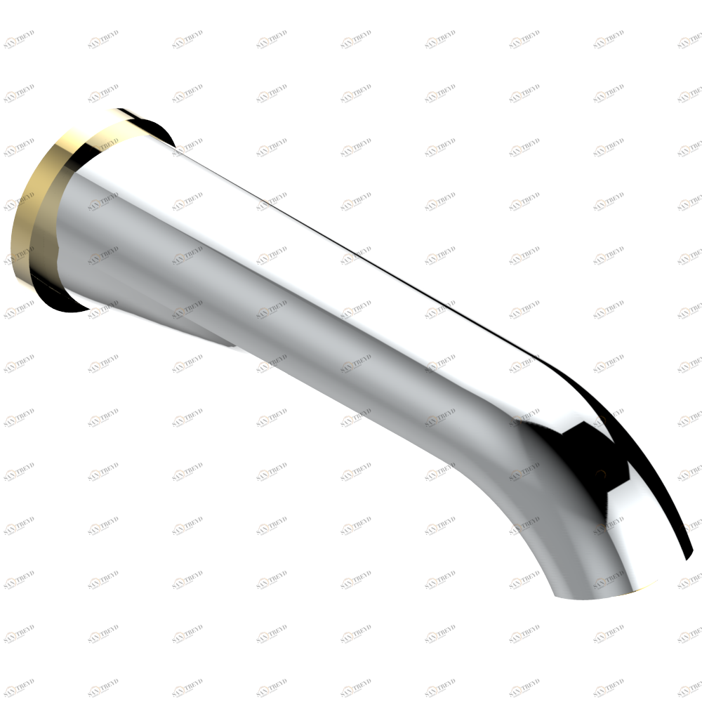 U4C-43SGB Настенный кран для раковины большого размера без Т-образного фиксатора Thg-paris Diplomate с витыми кольцами Хром/золото U4C 43SGB CAT.A