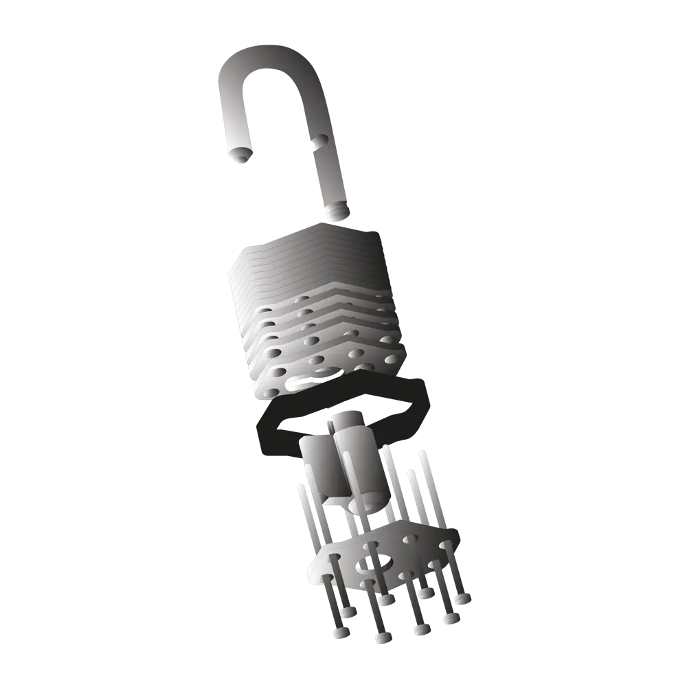 Навесной замок Standers для уличной безопасности 82247286 STLM-0023048 - Вид №6