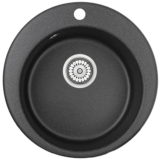 4801, ЧЁРНЫЙ, кухонная мойка, кварц