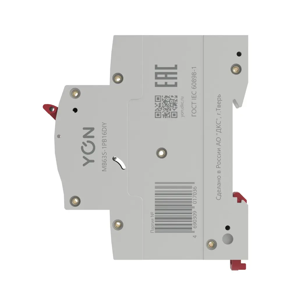 Автоматический выключатель DKC Yon 1P B16 А 4.5 кА STLM-2148493 - Вид №2