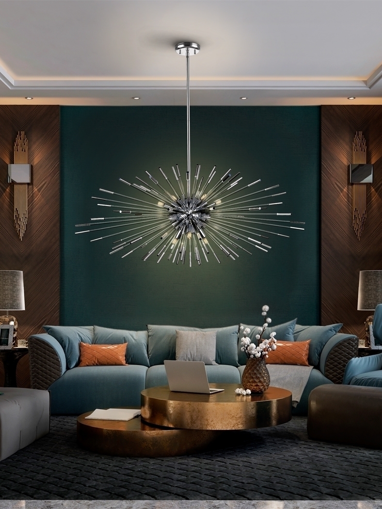 085097 Подвесной светильник DIM 9L хром Schuller Evasion - Вид №5