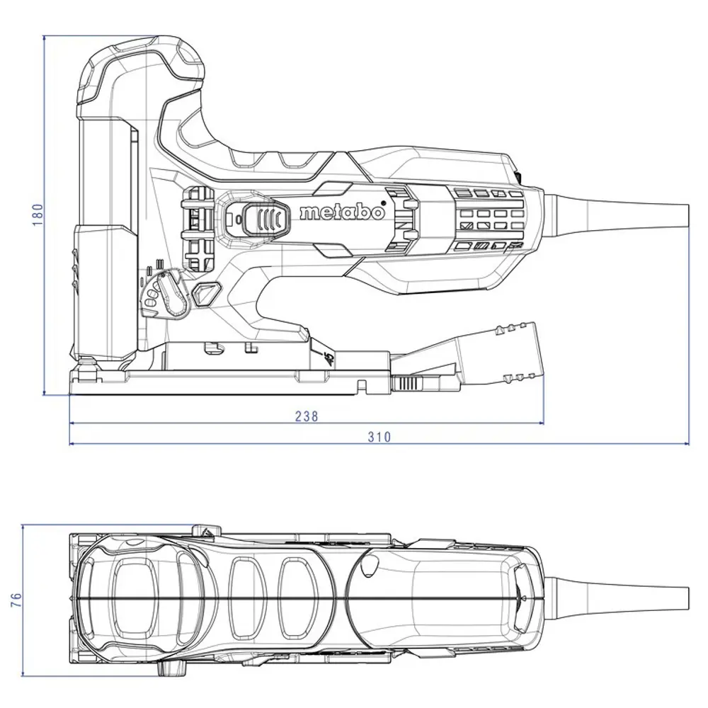 Лобзик Metabo STE 100 Quick, 601100000, 710 Вт 80166986 STLM-2169925  - Вид №8