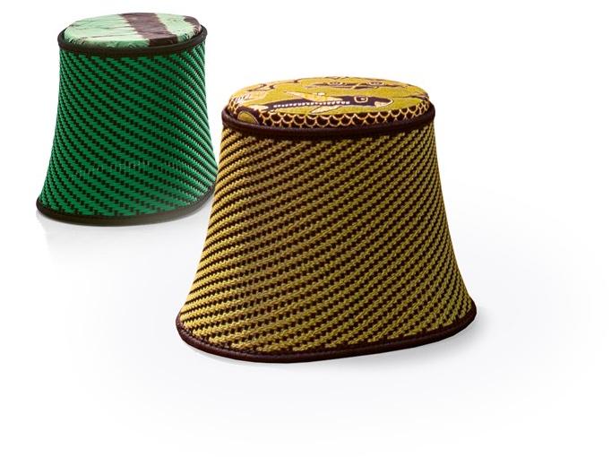 Moroso Пуф из полиэтиленовых нитей ручного плетения M'afrique sun-id-1378042 - Вид №1