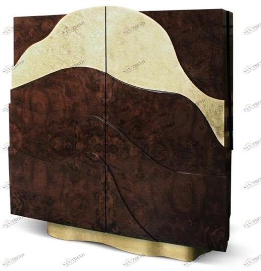 Malabar Буфет из орехового дерева с распашными дверцами Torsion sun-id-1352634