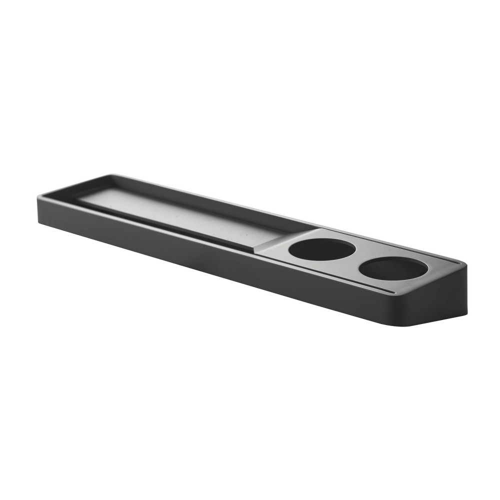 EVBR601DXBEVER Life Design Полка и полотенцедержатель 60 см с отверстиями - Brunt Brunt Непрозрачный пурпурно-серый