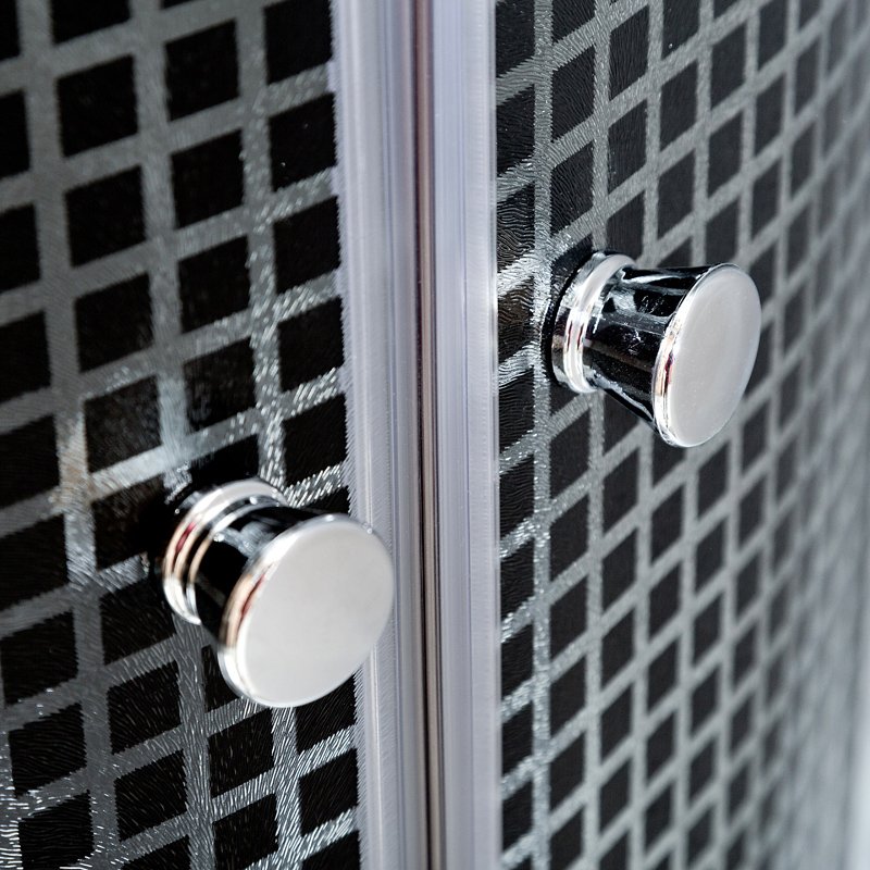 BМ4510 N LED BLACK Душевая кабина DETO Серия ВМ L 809 N с гидромассажем BLACK - Вид №6