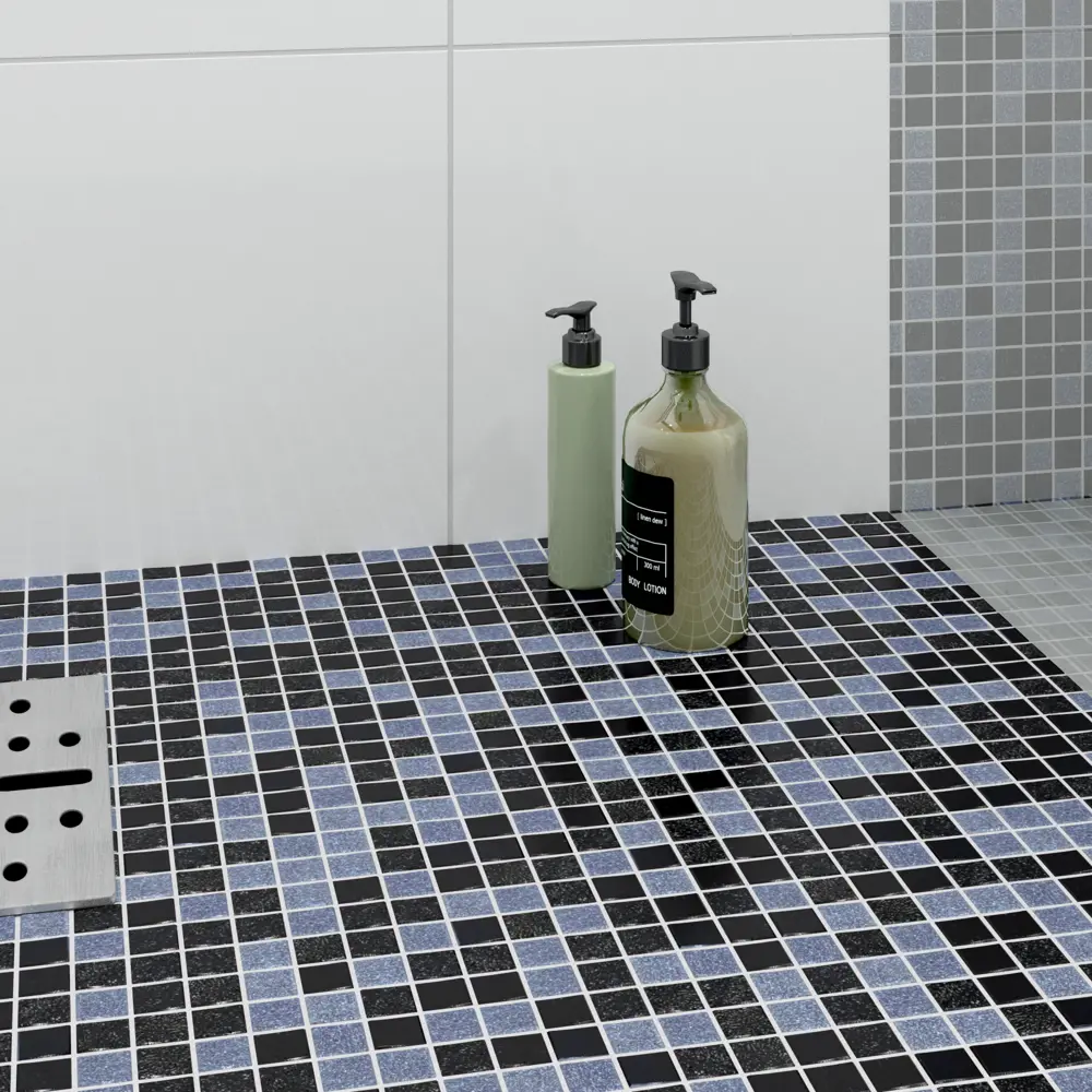 Мозаика стеклянная Artens Pool 32.7x32.7 см цвет черный, 20 шт STLM-2000943 - Вид №5