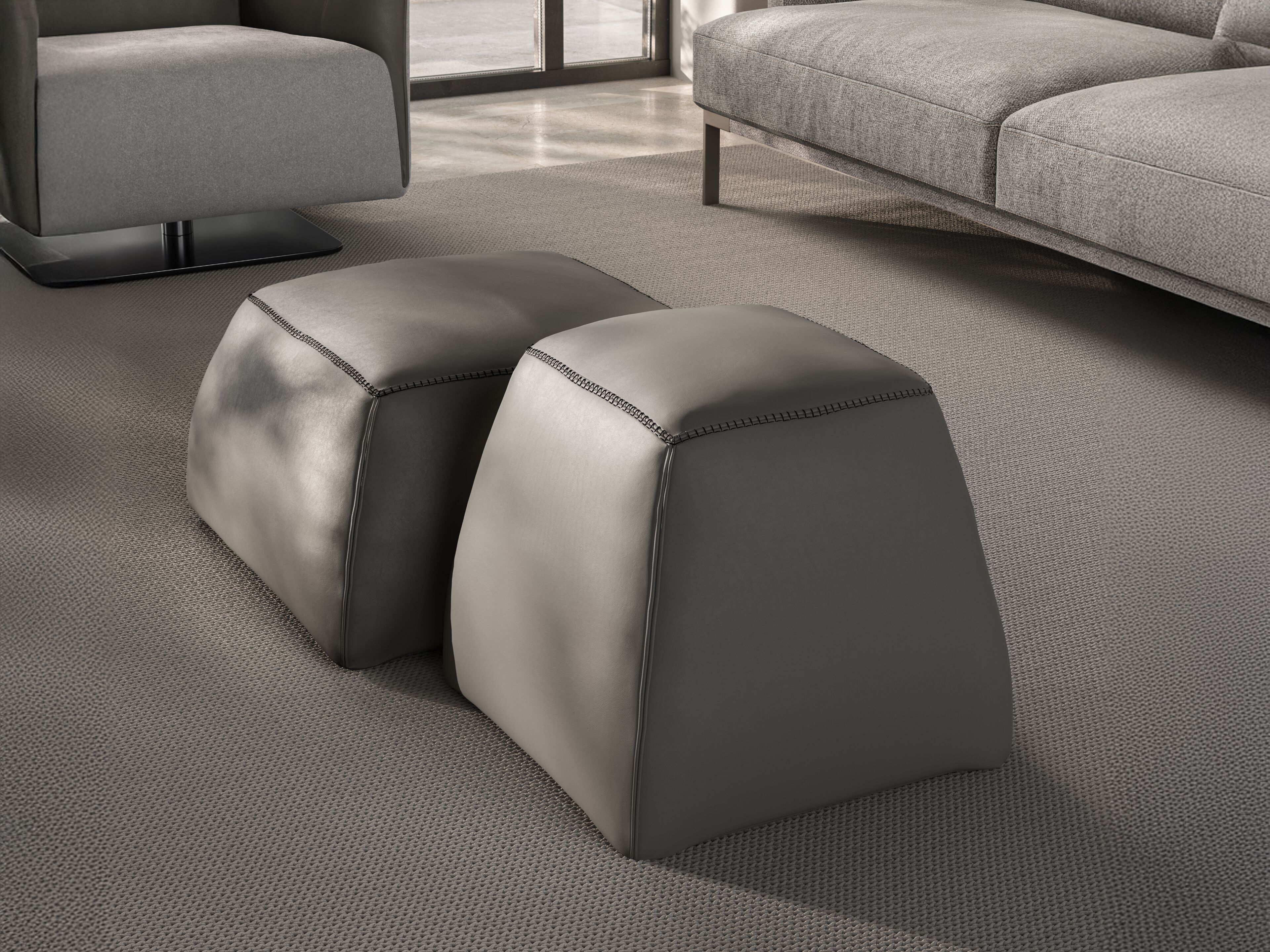 Квадратный пуф Natuzzi Italia бис ARCH-00135748 - Вид №4