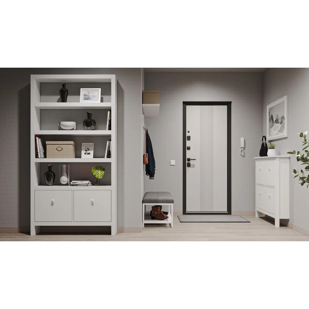 Дверь входная металлическая Глосс Айвори 95x205 см левая айвори TOREX STLM-2199077 - Вид №17