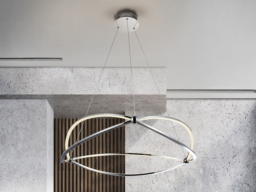 084230 Подвесной светильник LED 80Ø хром Schuller Ocellis  - Вид №1