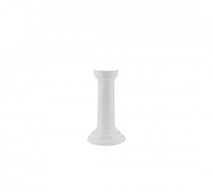 Gentry Home Пьедестал для раковины 640 мм с канавками Belgravia Рифленый белый GH100499