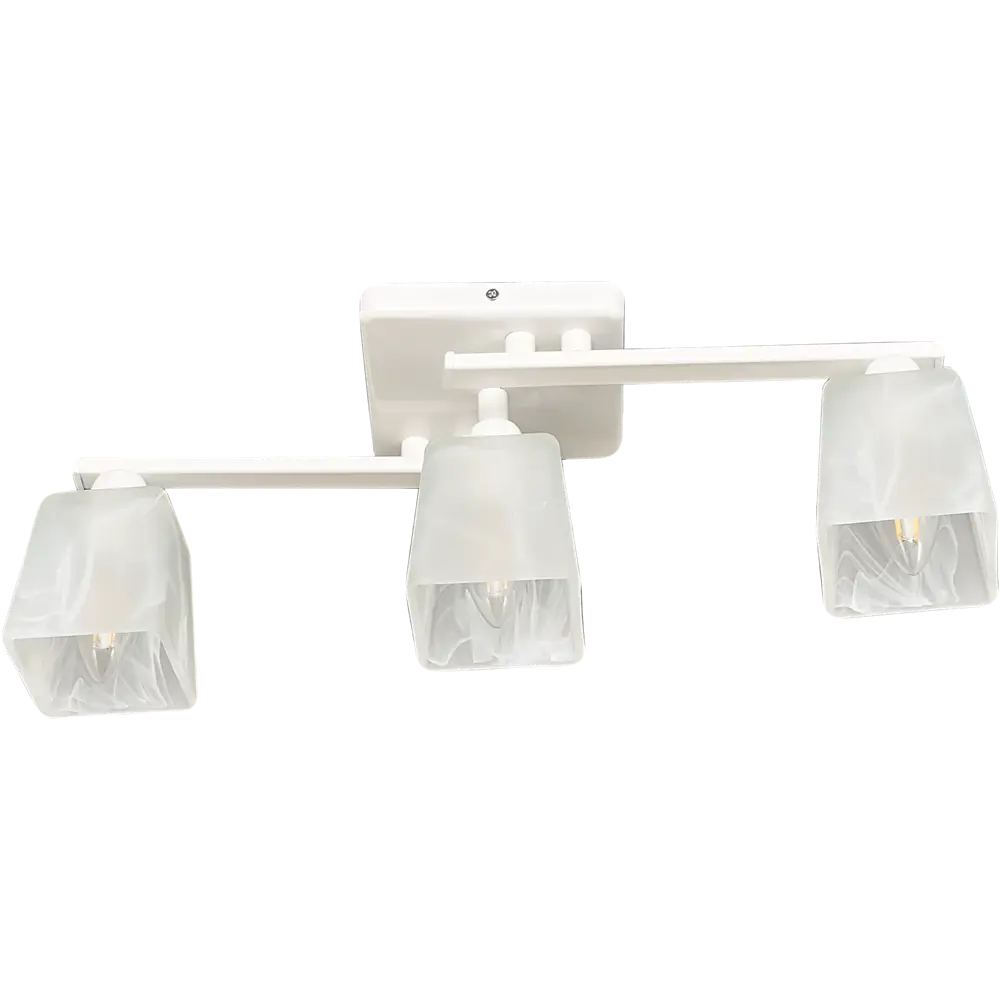 Люстра потолочная "Ивонна" 3хE14х60 Вт, цвет белый СВЕТУС STLM-2130300