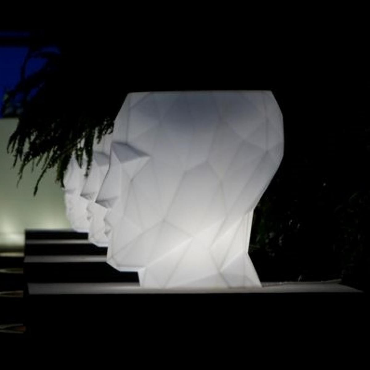 070500 Кашпо матовое светящееся LED RGBW Cable 42см Vondom Adan - Вид №3