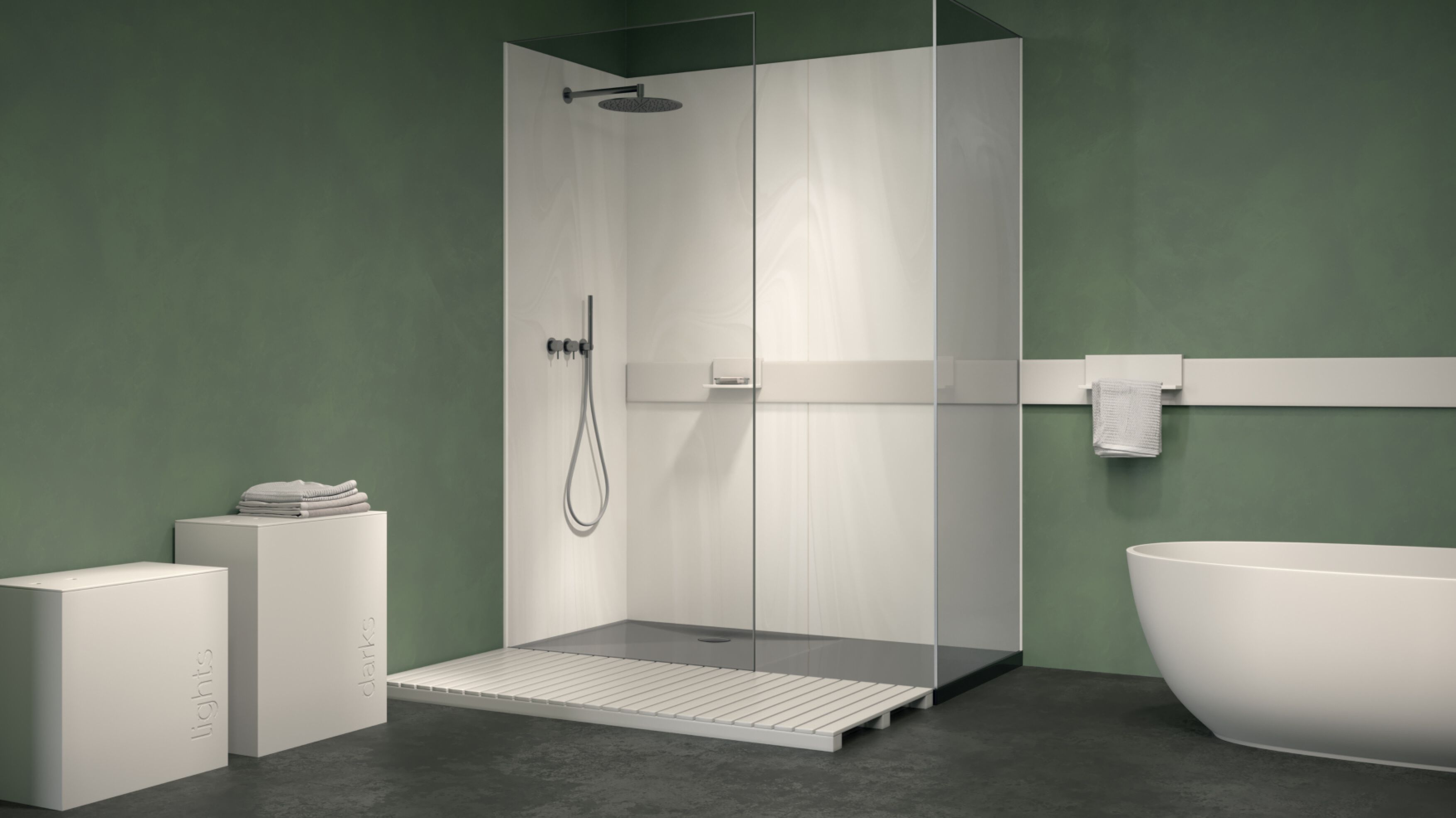 Мебель для ванной комнаты Corian® Acquapazza чистый ARCH-00092028 - Вид №6