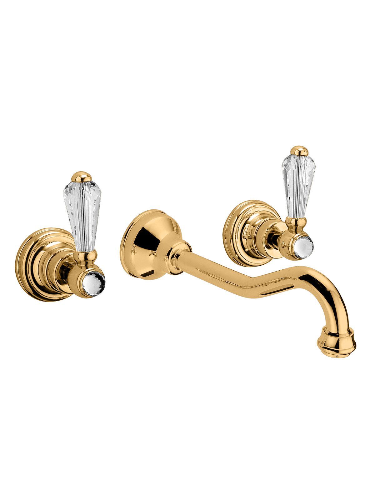 Настенный смеситель для раковины с отдельными розетками без слива Rubinetterie Frattini Lybra M Style ARCH-00082918 - Вид №6