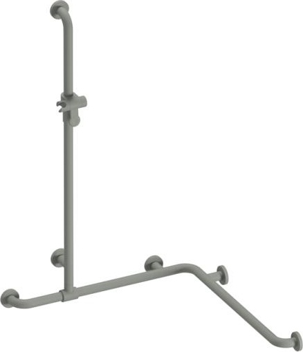 801.35B340 Поручень для душа с выдвижным держателем для душа HEWI Edition matt | Polyamid  - Вид №1
