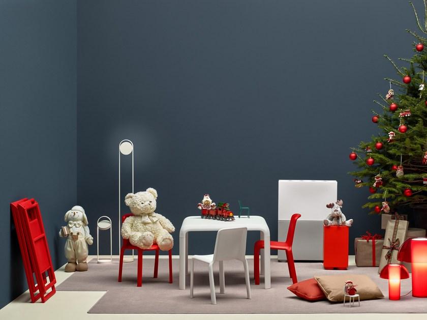 Pedrali Стол детский квадратный из полипропилена Snow junior 301_jr - Вид №2