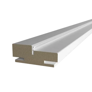 Телескопическая дверная коробка К-Т КОР РАСП ЭМ БЕЛ 2400×80×28 мм 89432556