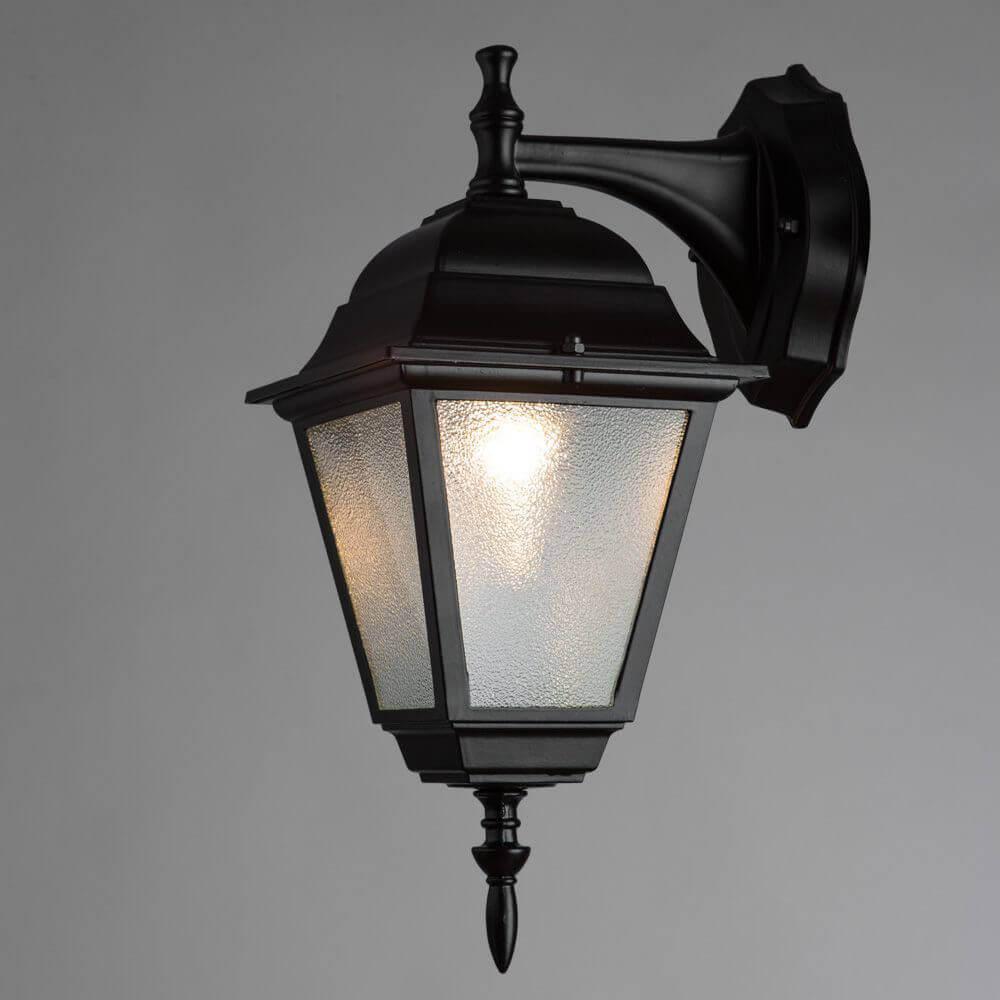 Уличный светильник настенный с прозрачным плафоном черный Bremen A1012AL-1BK ARTE LAMP BREMEN, ПОД СТАРИНУ, ФОНАРЬ 00-3897322 Прозрачный;черный  - Вид №2