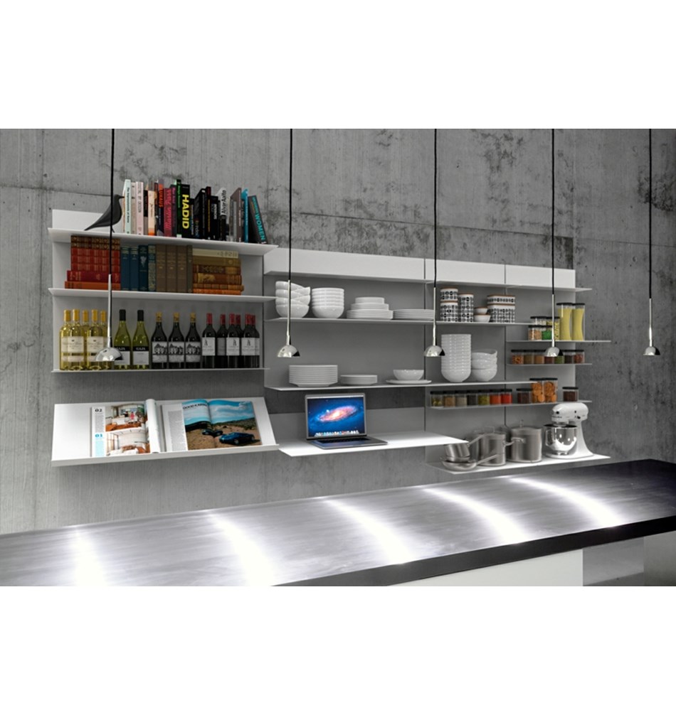 FROST Полка 4021 15x15x60cm » белая Алюминий Белый U4021-W  - Вид №1