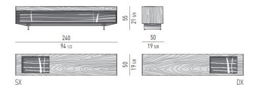 Мебель из дерева и мрамора Sahara Noir Minotti Boteco ARCH-00004756 - Вид №9